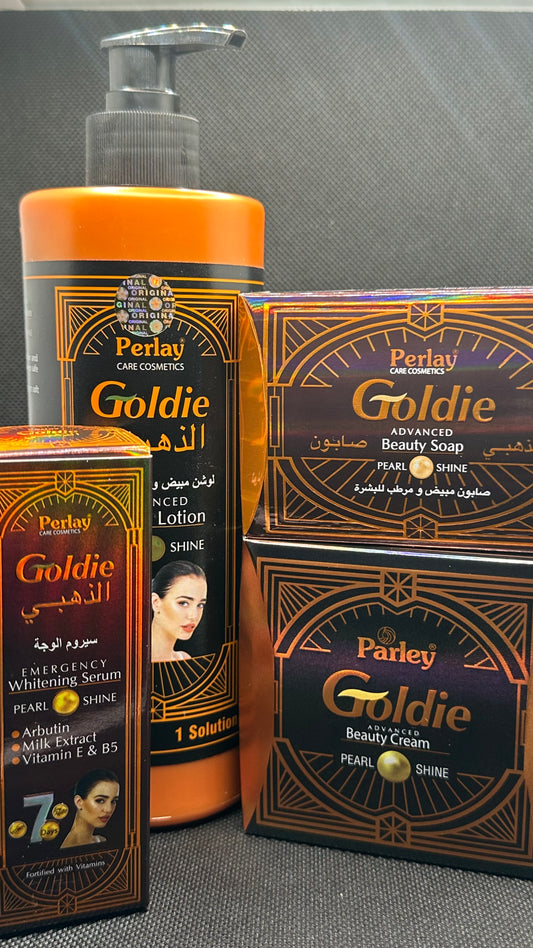 Face and body range (with orange soap) - Parley Goldie - Lightening